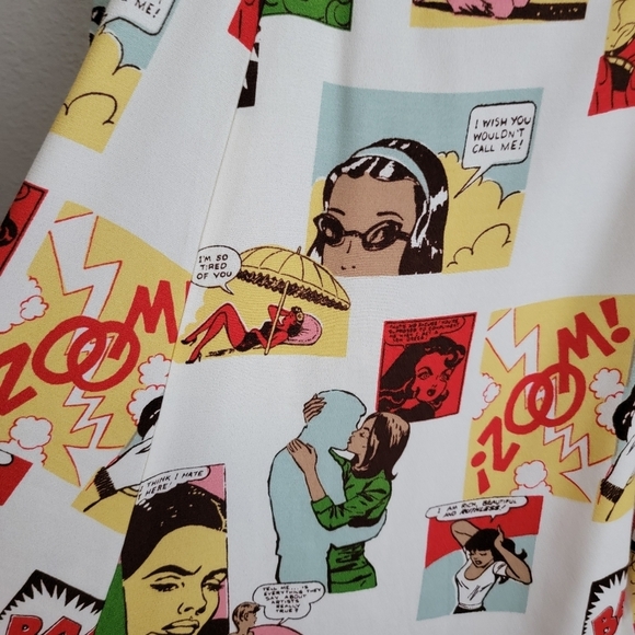 Reformation Presley Dress in Comic Book size 8 NWT - Picture 6 of 11